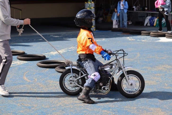 キッズバイク教室の様子
