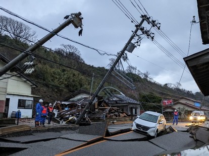 石川県輪島市の様子