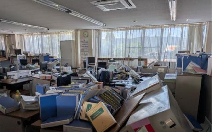 青森県階上町 被災時の様子