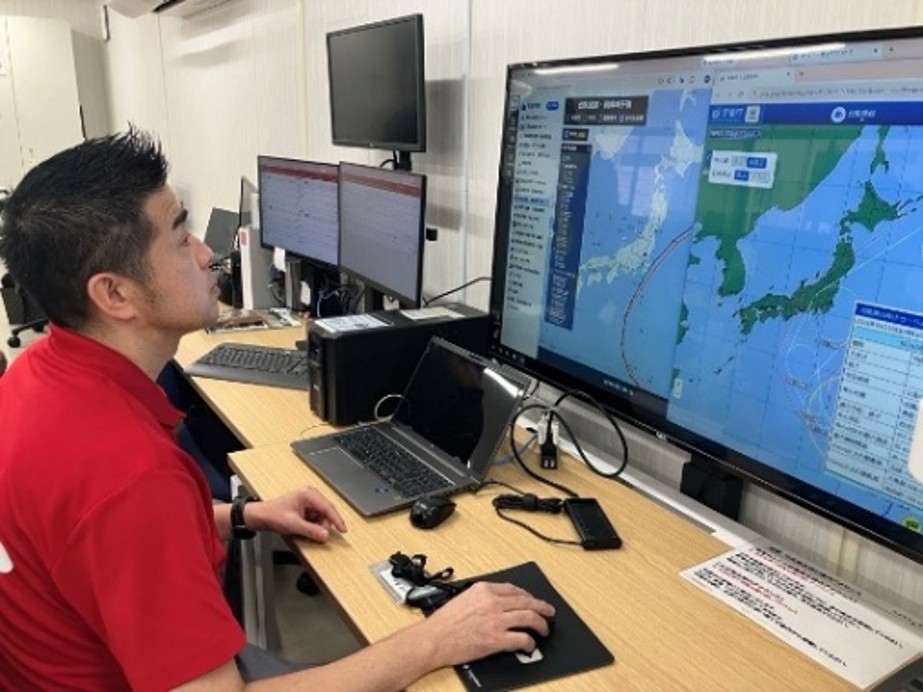 気象情報の継続的な確認