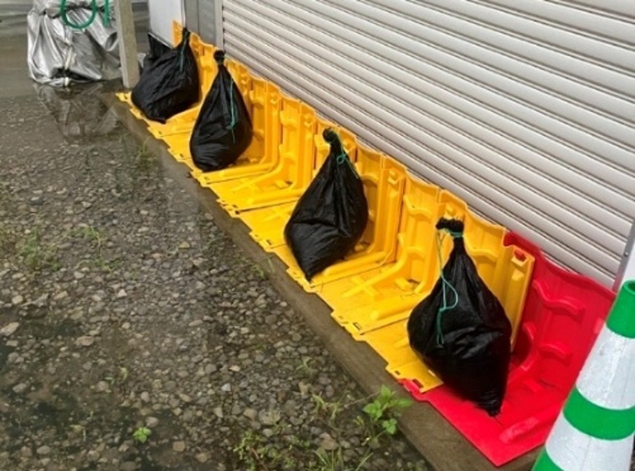 必要箇所への止水板の設置
